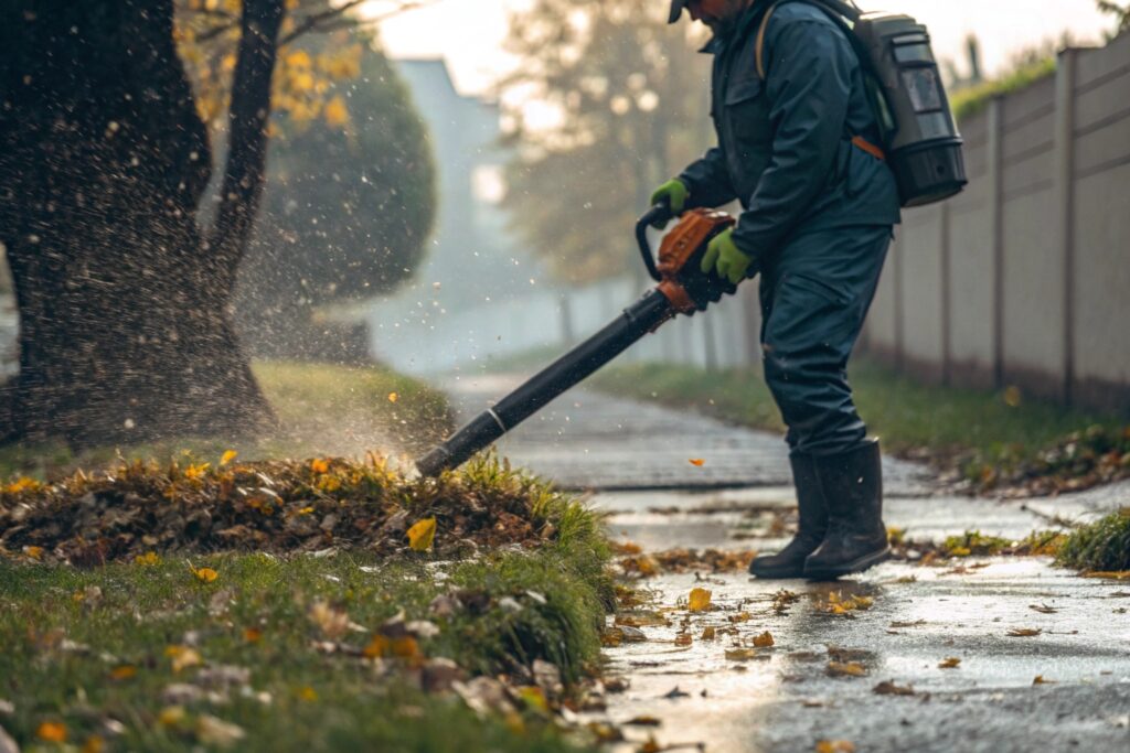 using-battery-blower-in-rain-or-damp-areas