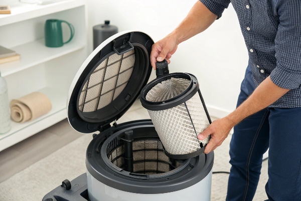 replace vacuum filter
