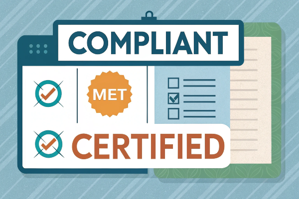 Compliance vs Certification