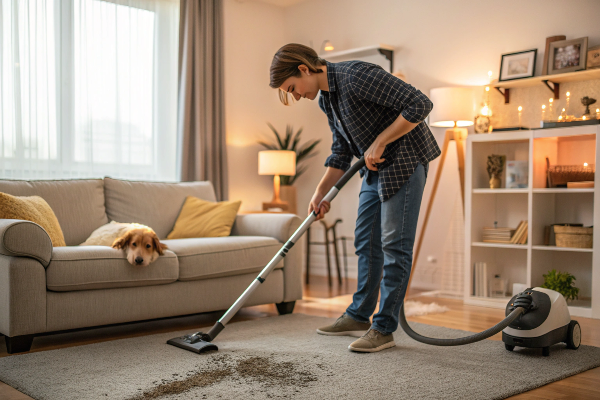 pet owners with clean home