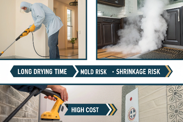 steam cleaning disadvantages