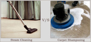 Is it better to shampoo or steam clean carpets?